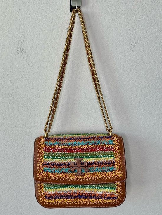 Tory Burch Handbags - Tory Burch Britten Crochet Small Adjustable Shoulder Bag
